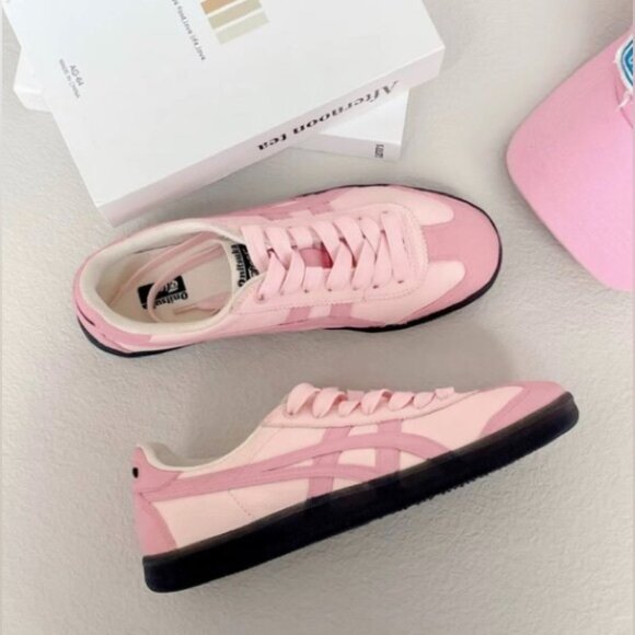Onitsuka Tiger by Asics Shoes - New asics Onitsuka Tiger casual shoes pink women's casual shoes